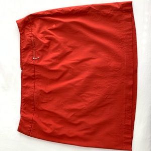 Lane Bryant Red Orange Tailored Straight Skirt 24